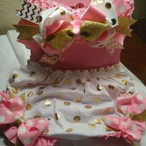 Baby Bottoms with Headband